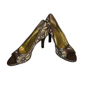 Carlos Santana "Redemption" Open Toe Pumps Size: 6 1/2
